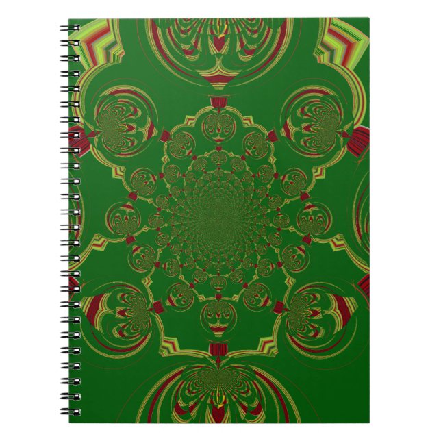 Carnet Vert vintage (Devant)