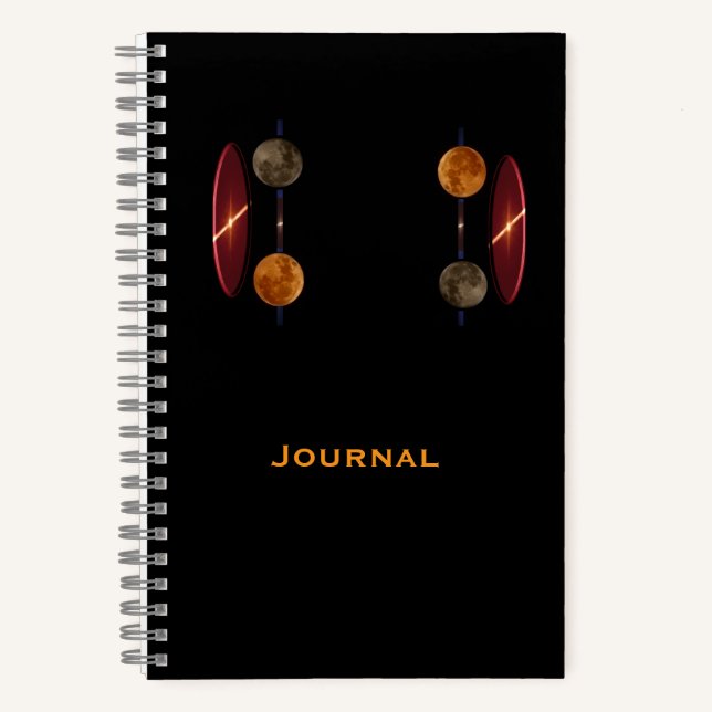 Carnet Vertical Moon Phases – Celestial Calm (Recto)