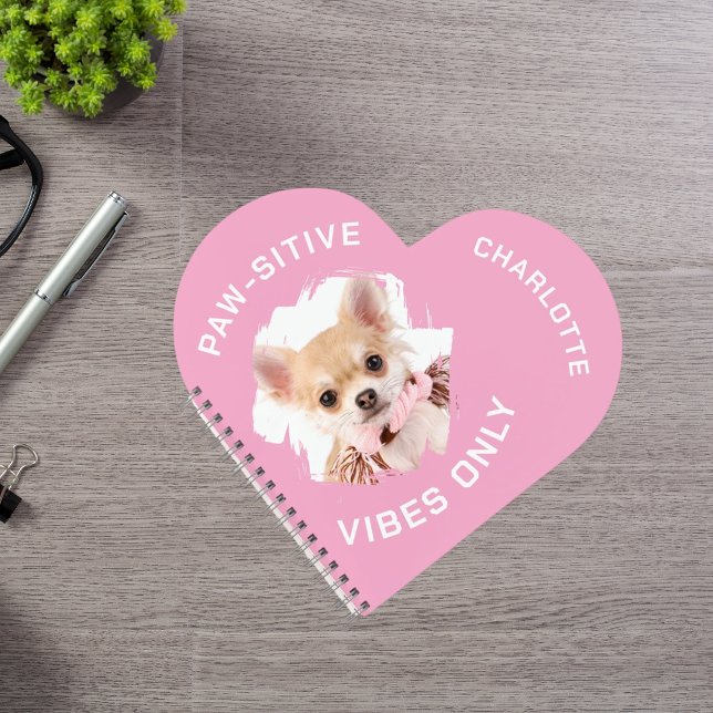 Carnet Vibes à mâchoires seulement chien photo fille (Créateur téléchargé)