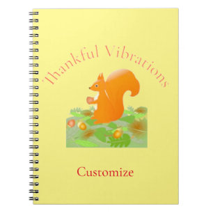 Carnet Vibes de remerciement écureuil Thunder_Cove