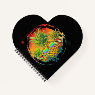 Carnet Vibes d'été amusantes à l'ananas