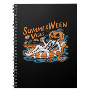 Carnet Vibes D'Été Pour Été Éffrayant, Cadeau D'Halloween