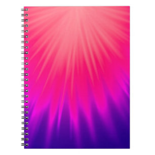 Carnet Vibrant rose et violet Abstrait