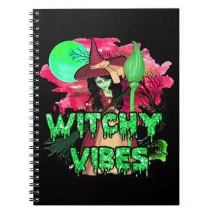 Carnet Vibrations sorcières d'Halloween