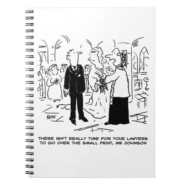 Carnet Vicar, Mariage du service religieux, dit non aux a (Devant)