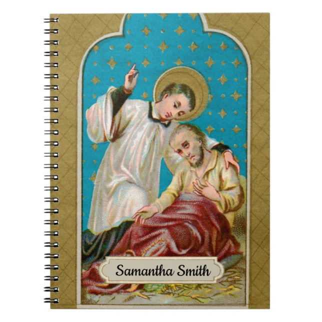 Carnet Victime de St. Aloysius Gonzaga & Plague (M 006) (Devant)