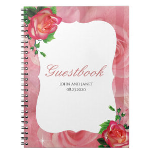 Carnet Victorian Dusty Rose Floral Wedding