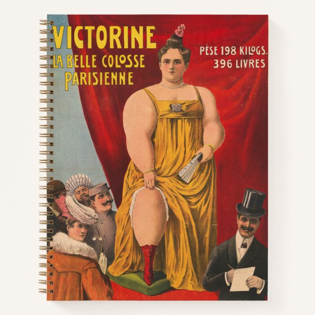 Carnet Victorine, La Belle Grande Femme Parisienne (Devant)