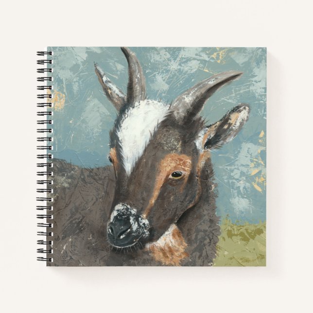 Carnet Vie agricole - Chèvre gris (Devant)