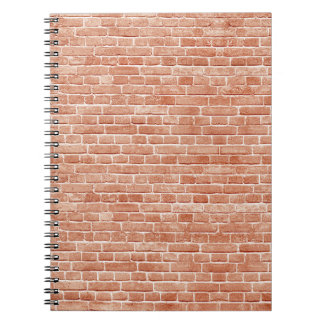Carnet Vieille texture murale en brique rouge.