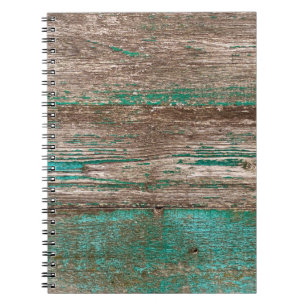 Carnet Vieux arrière - plan en bois marron-bleu avec doul