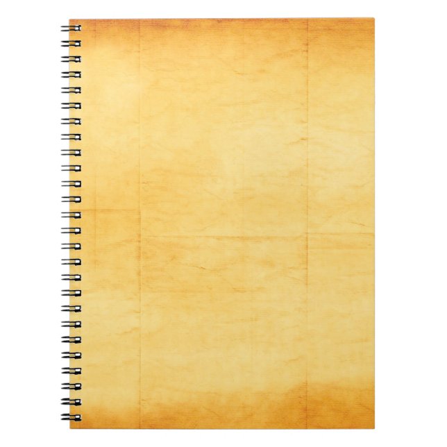 Carnet Vieux papier jaune texture de papier (Devant)