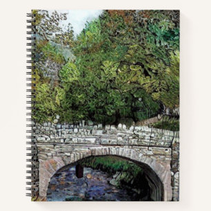 CARNET VIEUX PONT SUR LA RIVIÈRE