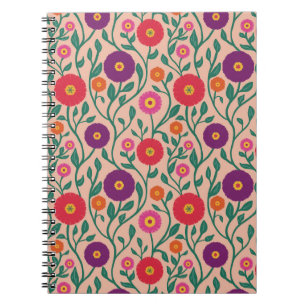 Carnet Vigne Fleur de Milieu de Siècle   Guirlande de Jar