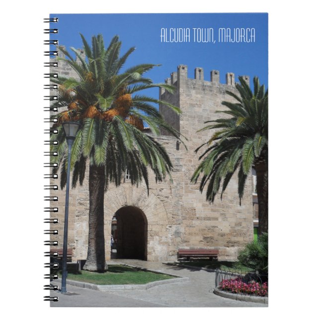 Carnet Ville ancienne d'Alcudia Majorque Espagne Souvenir (Devant)