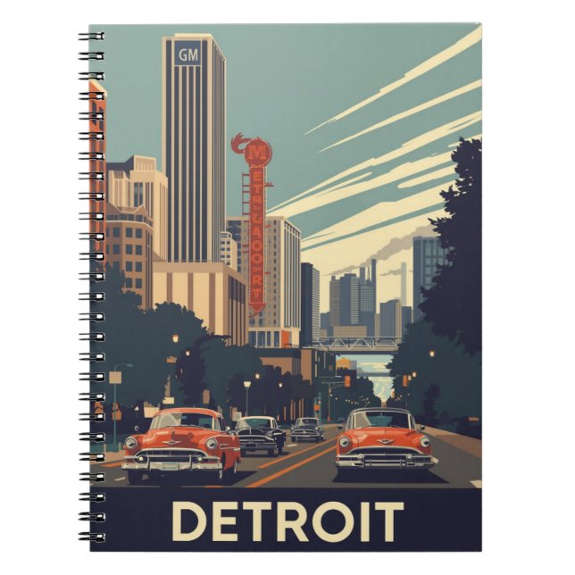 Carnet Ville classique de Détroit (Devant)