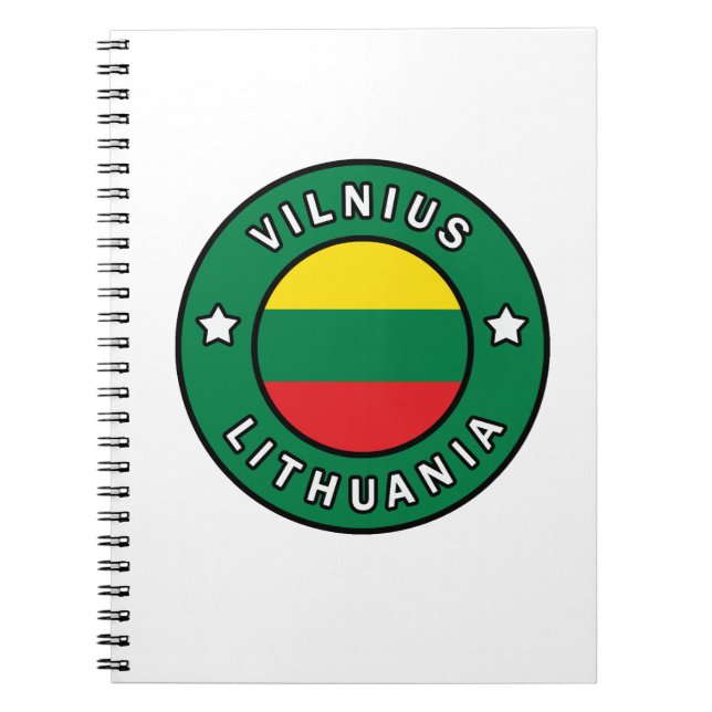 Carnet Vilnius Lituanie (Devant)