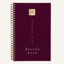 Vin de Bourgogne Monogramme élégant doré brillant