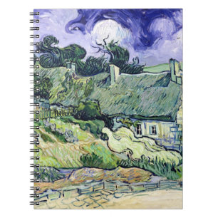 Carnet Vincent van Gogh   a couvert des cottages de