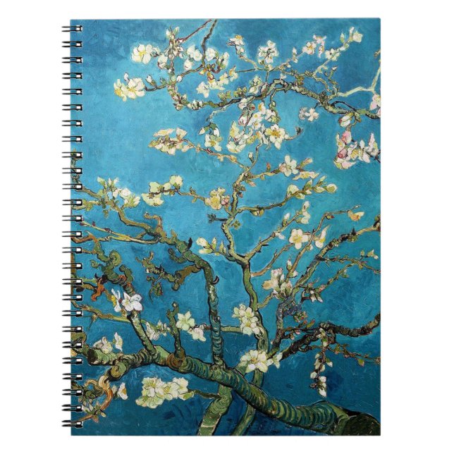 Carnet Vincent van Gogh, Arbre aux amandes en fleurs (Devant)
