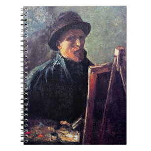 Carnet Vincent Van Gogh - Autoportrait chapeau de feutre 