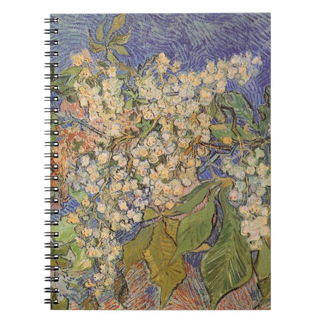Carnet Vincent van Gogh - Branches de châtaigniers en fle (Devant)