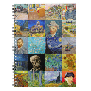 Carnet Vincent van Gogh - chefs-d'oeuvre Mosaic Patchwork