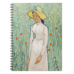 Carnet Vincent van Gogh - Fille en blanc