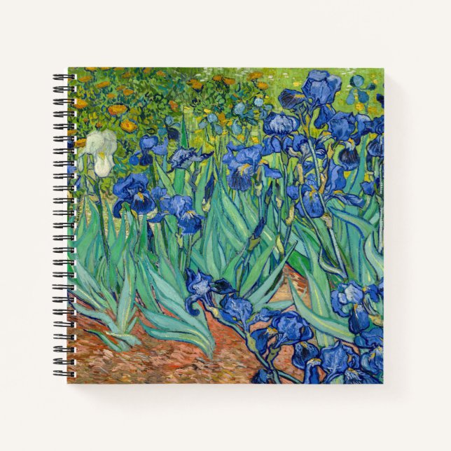 Carnet Vincent Van Gogh - Irises (Devant)