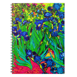 Carnet Vincent Van Gogh - Irises - Art pop de fleurs