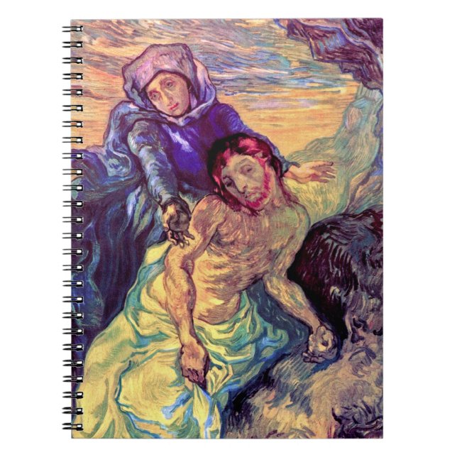 Carnet Vincent Van Gogh - La Pieta - Jésus & Vierge Marie (Devant)