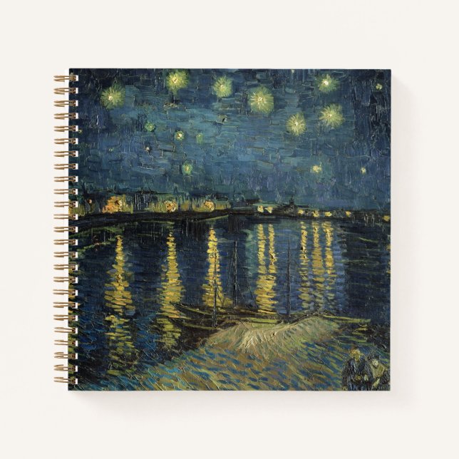Carnet Vincent van Gogh | Nuit étoilée sur le Rhône (Devant)