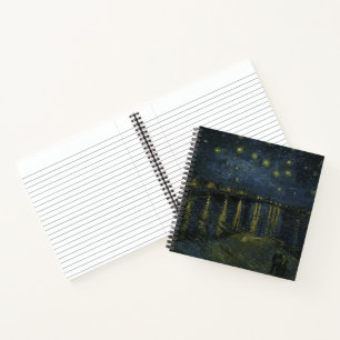 Carnet Vincent van Gogh - Nuit étoilée sur le Rhône