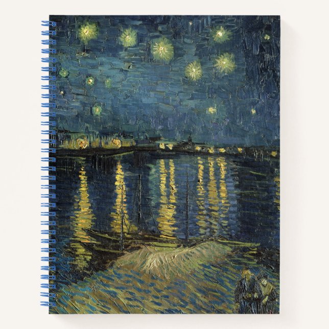 Carnet Vincent van Gogh | Nuit étoilée sur le Rhône (Devant)