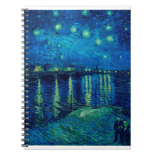 Carnet Vincent Van Gogh - Nuit étoilée sur le Rhône