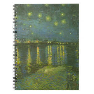 Carnet Vincent van Gogh - Nuit étoilée sur le Rhône