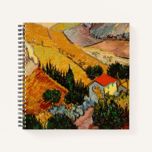 Carnet Vincent van Gogh - Paysage, Maison et Plowman