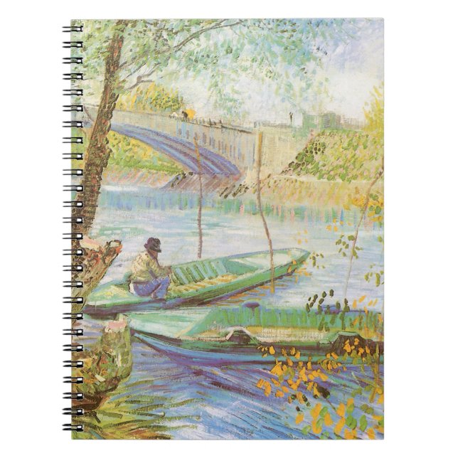 Carnet Vincent van Gogh Pêche au printemps, Pont de Clich (Devant)