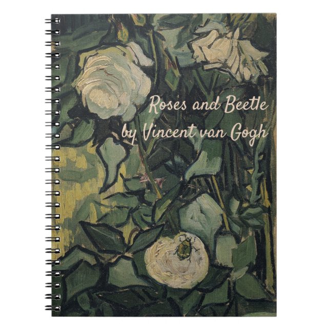 Carnet Vincent van Gogh - Roses et Scarabée (Devant)