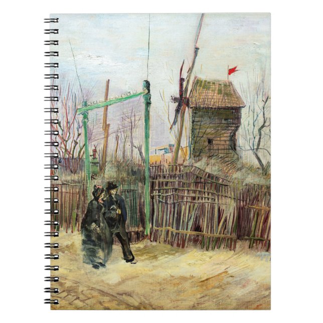Carnet Vincent van Gogh - Scène de rue à Montmartre (Devant)