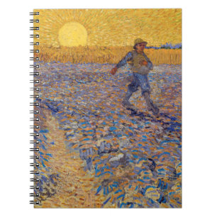Carnet Vincent van Gogh - Sower avec réglage Sun