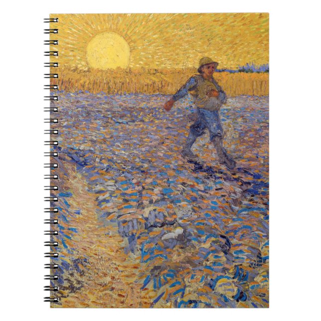 Carnet Vincent van Gogh - Sower avec réglage Sun (Devant)