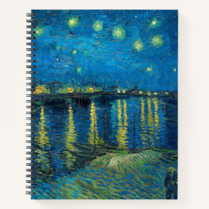 Carnet Vincent Van Gogh Starry Night Over the Rhone