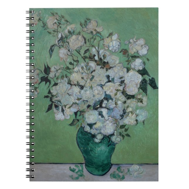Carnet Vincent van Gogh | un vase de roses, 1890 (Devant)