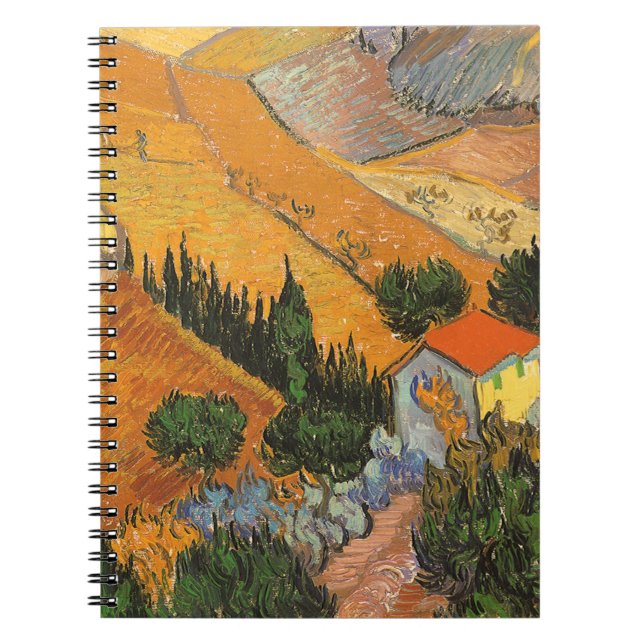 Carnet Vincent van Gogh - Vallée avec Plowman (Devant)
