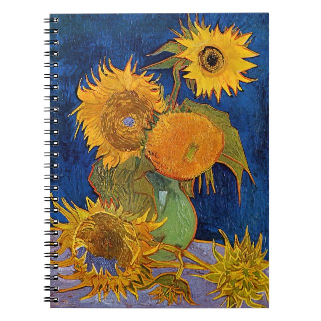 Carnet Vincent van Gogh - Vase avec cinq tournesols (Devant)