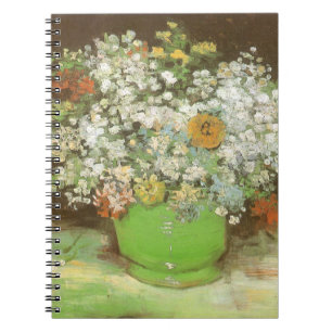 Carnet Vincent van Gogh - Vase avec des Zinnias et des Fl