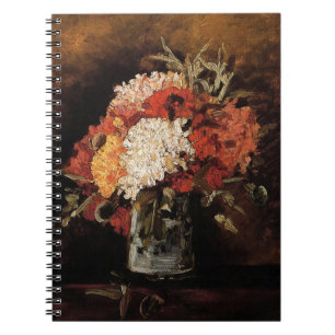 Carnet Vincent Van Gogh - Vase avec oeillets - Art