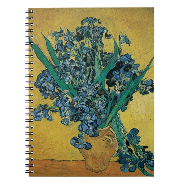 Carnet Vincent van Gogh - Vase w Irises Arrière - plan ja (Devant)