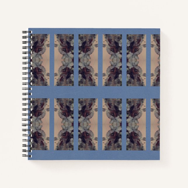 Carnet Vintage bleu (Devant)